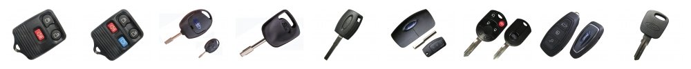 Ford car key types — transponder keys, flip keys and remotes