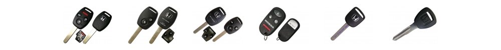 Honda car key types — transponder keys, flip keys and remotes