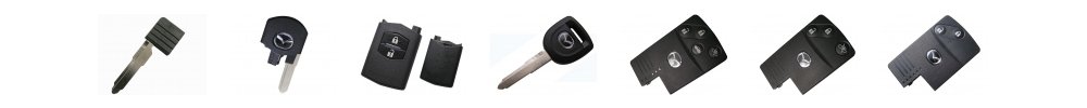 Mazda car key types — transponder keys, flip keys and remotes